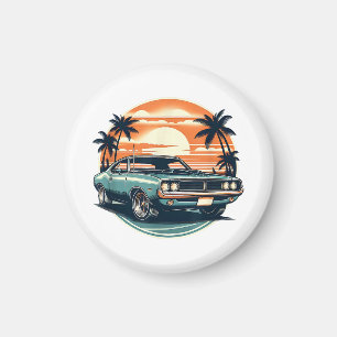 Imã Estilo de Vintagem da Retrorção Muscular Clássica