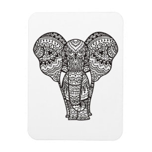 Ímã Estilo decorativo do elefante