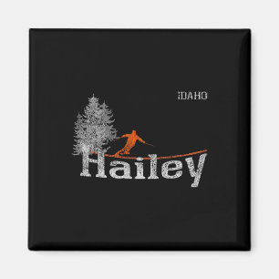 Imã Estilo dos Anos 80 Hailey Idaho Esqui Vintage 