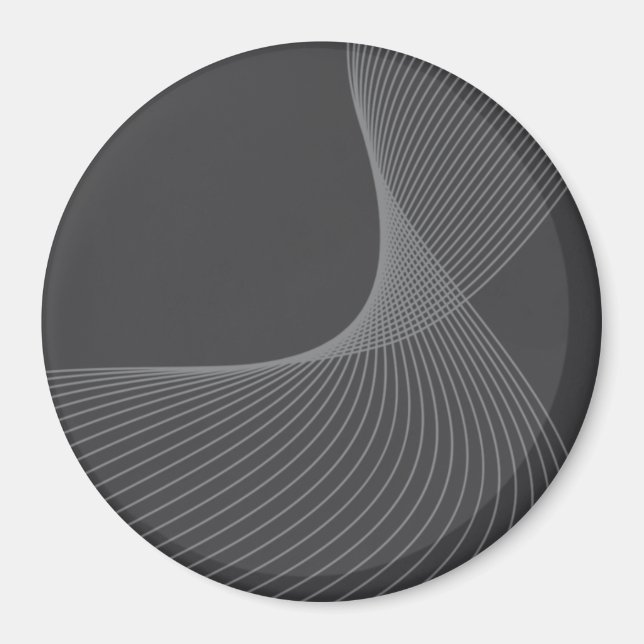 Imã Estilo elegante, chic, simples, arte moderna de pa (Frente)