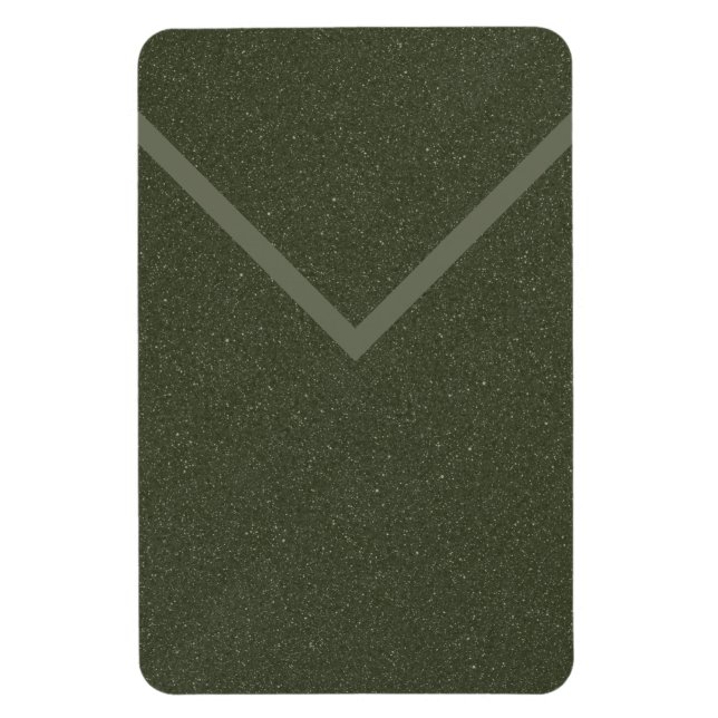 Ímã Estilo Envelope Verde Musgo – Personalizável (Vertical)