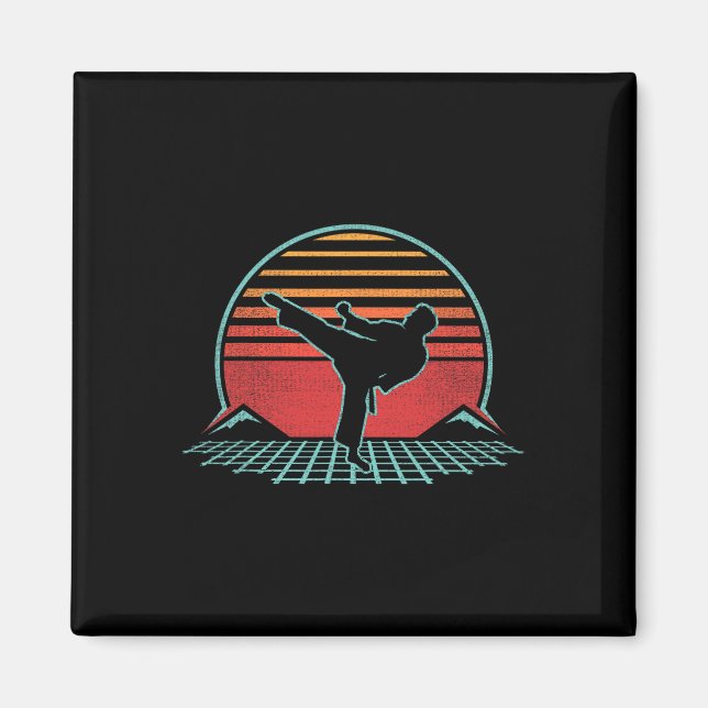 Imã Estilo Karate Retro 80s (Frente)