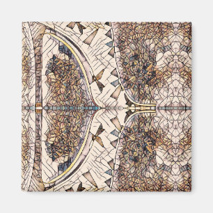 Imã Estilo Mosaico Stiletto Calçado