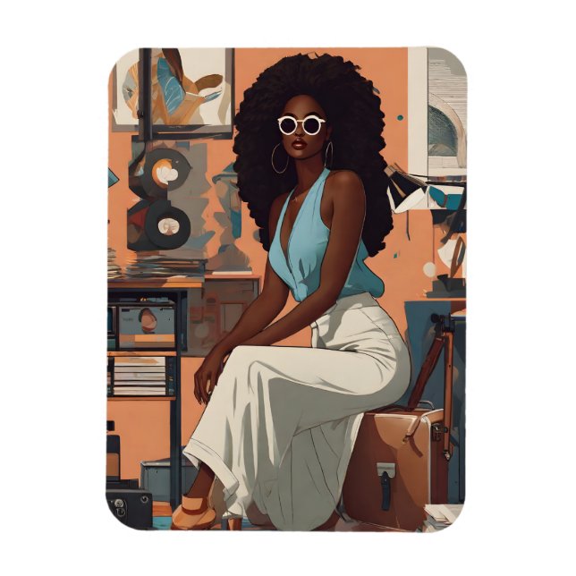 Ímã Estilo Núbio (Vertical)