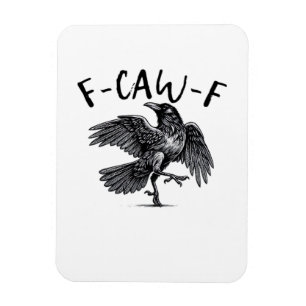 Ímã Estilo Retro Clássico Corvo F Caw F
