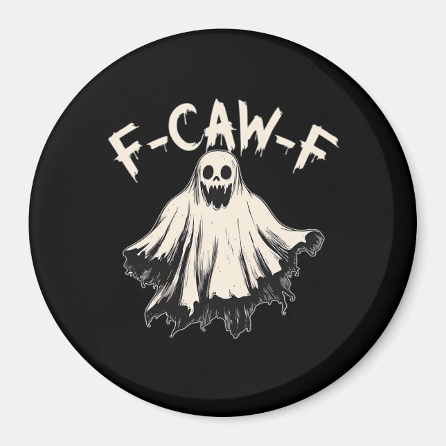 Imã Estilo Retro Clássico F Caw F Raven (Frente)
