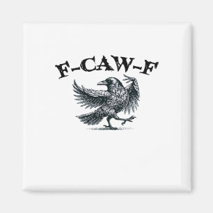 Imã Estilo Retro F-Caw-F