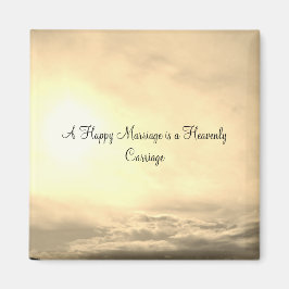 IMÃ ESTILO ROMÂNTICO DE DESIGN MAGNET NO DIA DO CASAME