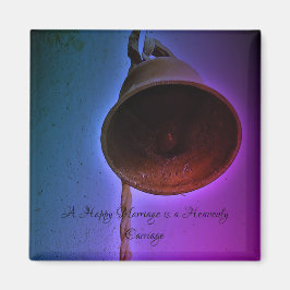 IMÃ ESTILO ROMÂNTICO DE DESIGN MAGNET NO DIA DO CASAME