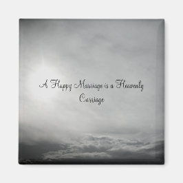 IMÃ ESTILO ROMÂNTICO DE DESIGN MAGNET NO DIA DO CASAME