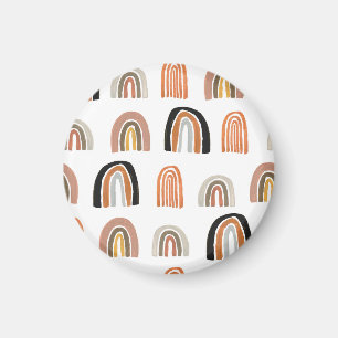 Imã Estilo Simples Pastel Rainbow Kids