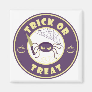 Imã Estilo Starbucks para a aranha do halloween