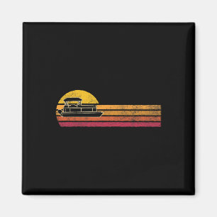 Imã Estilo Vintage Boat Silhouette Retro Boatat