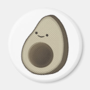 Imã Estilo Vintage Desenho Avocado