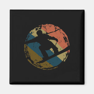 Imã Estilo Vintage Legal Retro 70's Snowboard Gift Sno