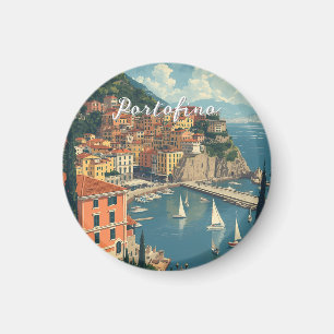 Imã Estilo Vintage Portofino Genova Itália