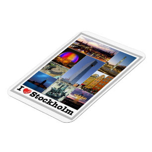 Ímã Estocolmo - Suecia - Eu Amo - Magnet