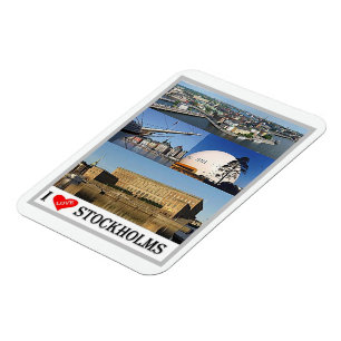 Ímã Estocolmo - Suecia - Eu Amo - Magnet