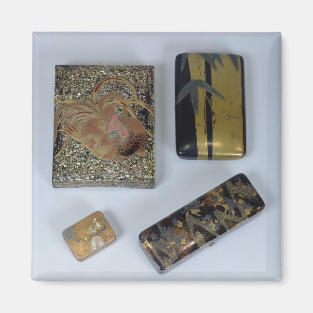 Imã Estojo de escrevendo decorado com uma galeria (Frente)