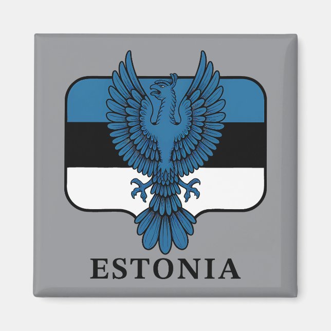 Imã Estônia Norte da Europa (Frente)