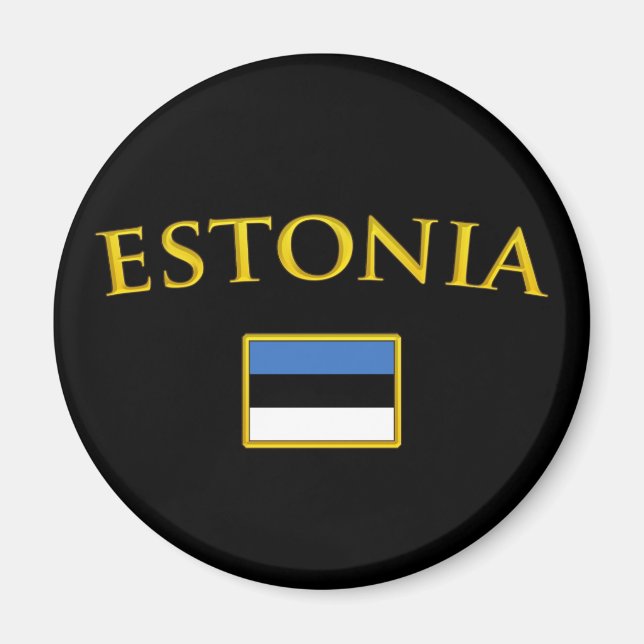 Imã Estônia ouro (Frente)