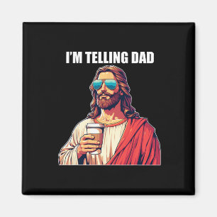 Imã Estou a dizer "Pai Camisa Engraçada Cristão Religi