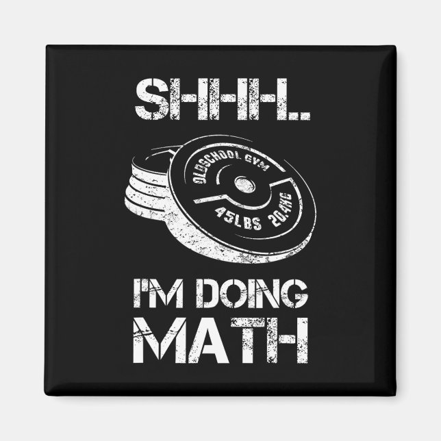 Imã Estou a fazer um trabalho de educação matemática (Frente)