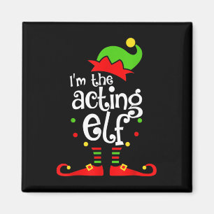 Imã Estou a representar o Natal da família Elf Xmas