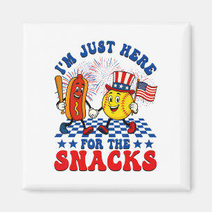 Imã Estou Aqui Apenas Para Os Lanches Softll Hotdog 4 