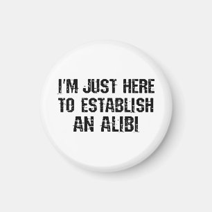 Imã Estou aqui para estabelecer um álibi