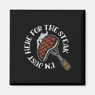Imã Estou aqui para o taco de carne de Churrasco engra
