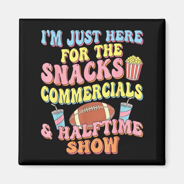 Imã Estou aqui pelos comerciais de lanches do show do  (Frente)