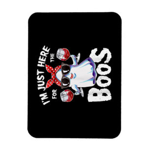 Ímã Estou aqui só para as mulheres do Boos Halloween
