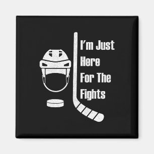 Imã Estou Aqui Só pelas Lutas Funny Hockey (3)