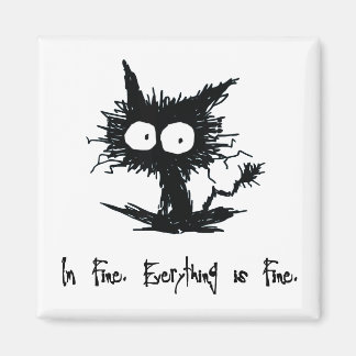 Imã "Estou bem, está tudo bem" Magnet