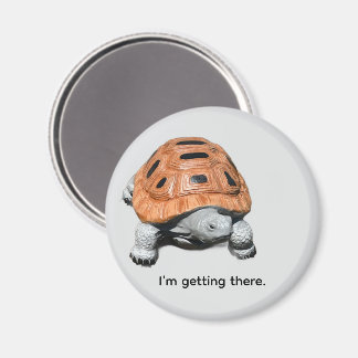 Imã Estou chegando lá, ímãs personalizados de tartarug