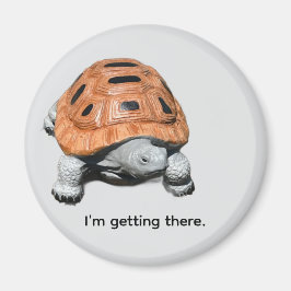 Imã Estou chegando lá, ímãs personalizados de tartarug