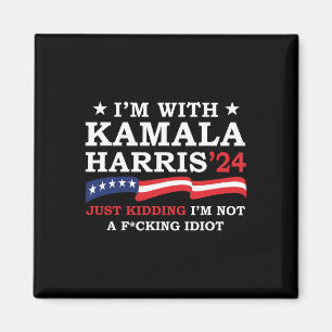 Imã Estou com Kamala só brincando, não sou Idiot Funny