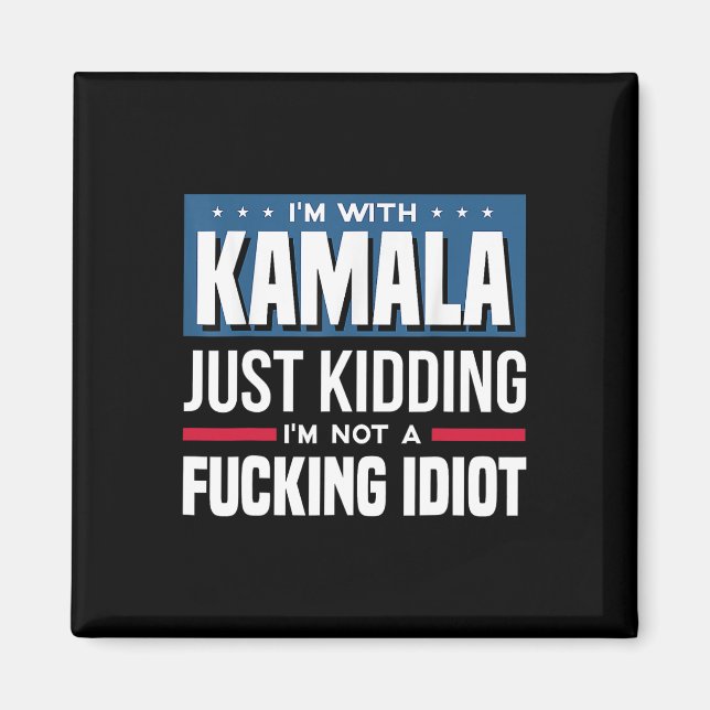 Imã Estou Com Kamala Só Estou Brincando Não Sou Um Idi (Frente)