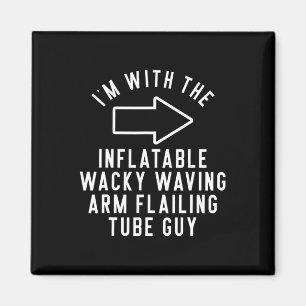 Imã Estou com o braço de ondas inflável