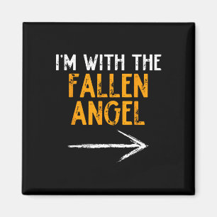 Imã Estou com o Casal de Fallen Angel Costume Hallowee
