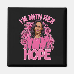 Imã Estou com seu Cancer de mama Hope Kamala Harris 20