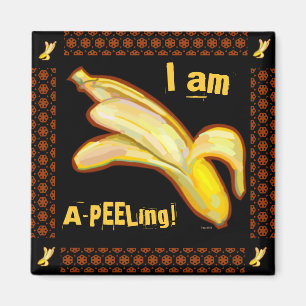 Imã Estou descascando bananas