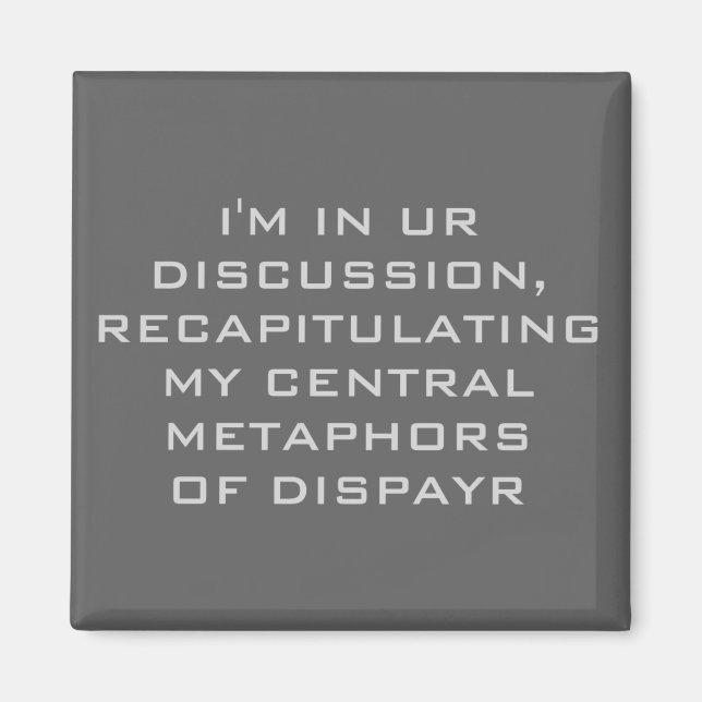 Imã Estou em nossa discussão (Frente)