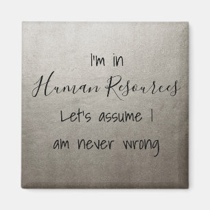 Imã Estou Em Recursos Humanos Vamos Supor Que Eu Nunca