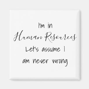 Imã Estou Em Recursos Humanos Vamos Supor Que Eu Nunca