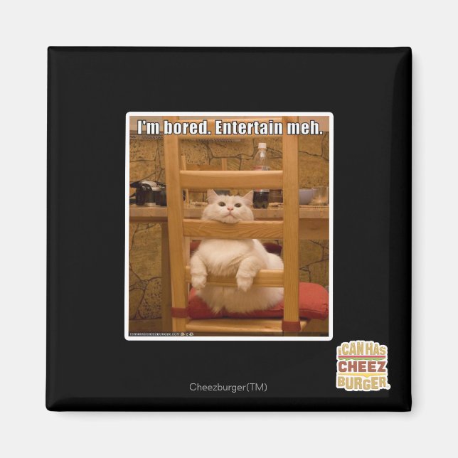 Imã Estou entediado. (Frente)