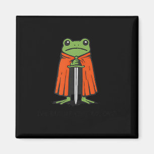 Imã Estou Esgotado M'lord Funny Knight Frog Meme Rapaz