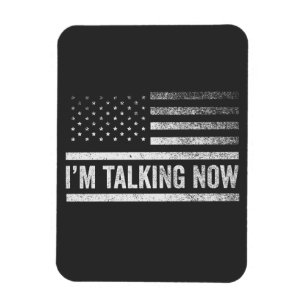Ímã Estou falando agora do debate presidencial de Trum