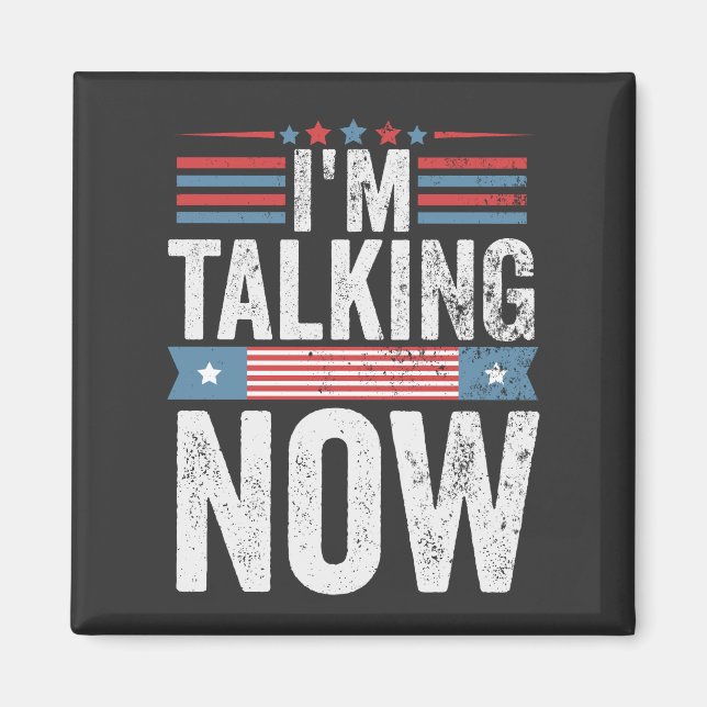 Imã Estou falando agora Trump Kamala Presidente Debate (Frente)